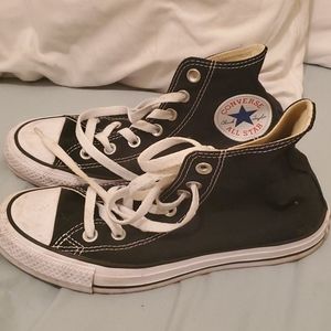 Converse classic black high top sneakers